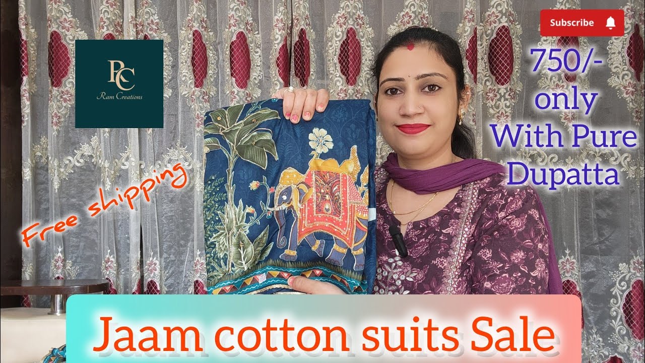 Jaam cotton suits Sale 😍 ||Branded suits at best price 👌 || Order no.9468444423 #fashion #viral  