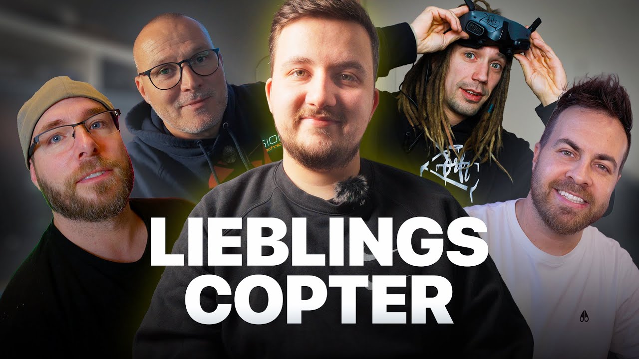 Unsere aktuellen FPV LIEBLINGSCOPTER 🤩 (mit @TechNicolas, @fpv_kanal, @kvisionz_media & @Zorft)