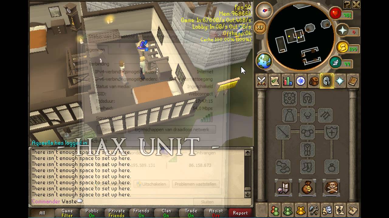 [Hax Unit] RuneScape Glitch - Flood - Infinite Prayer & Walking Rock