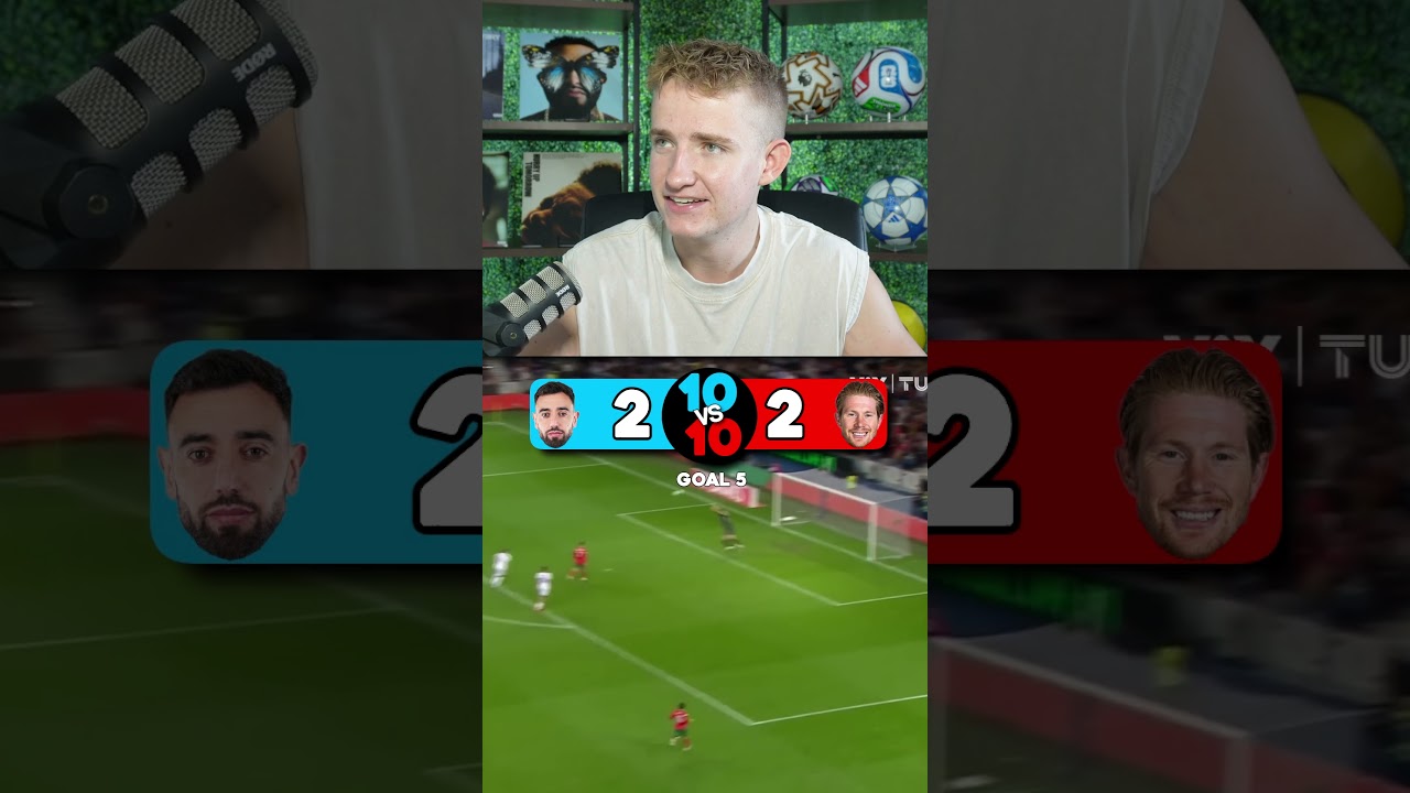 DE BRUYNE'S LAST 10 INTERNATIONAL GOALS VS BRUNO FERNANDES'S LAST 10 INTERNATIONAL GOALS!