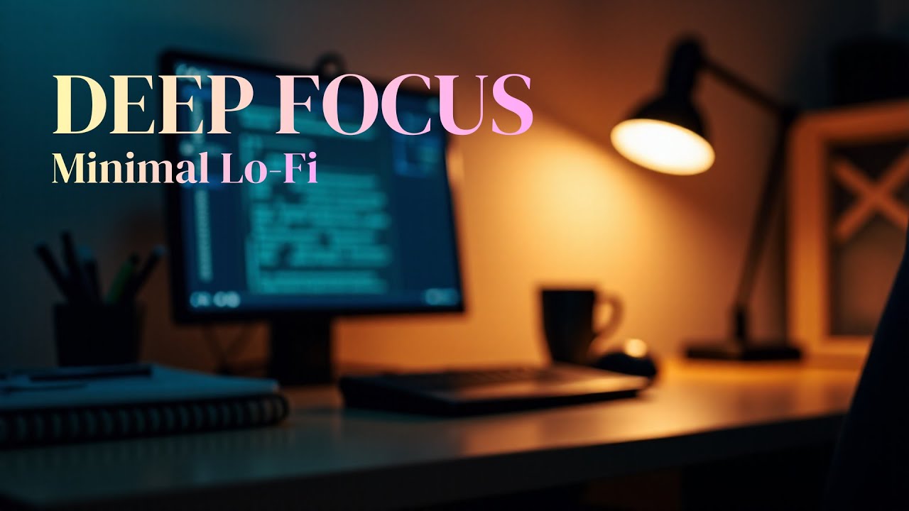 Minimal Lo-Fi for Deep Focus (1 Hour) | Study, Coding, ADHD Friendly | No Lyrics