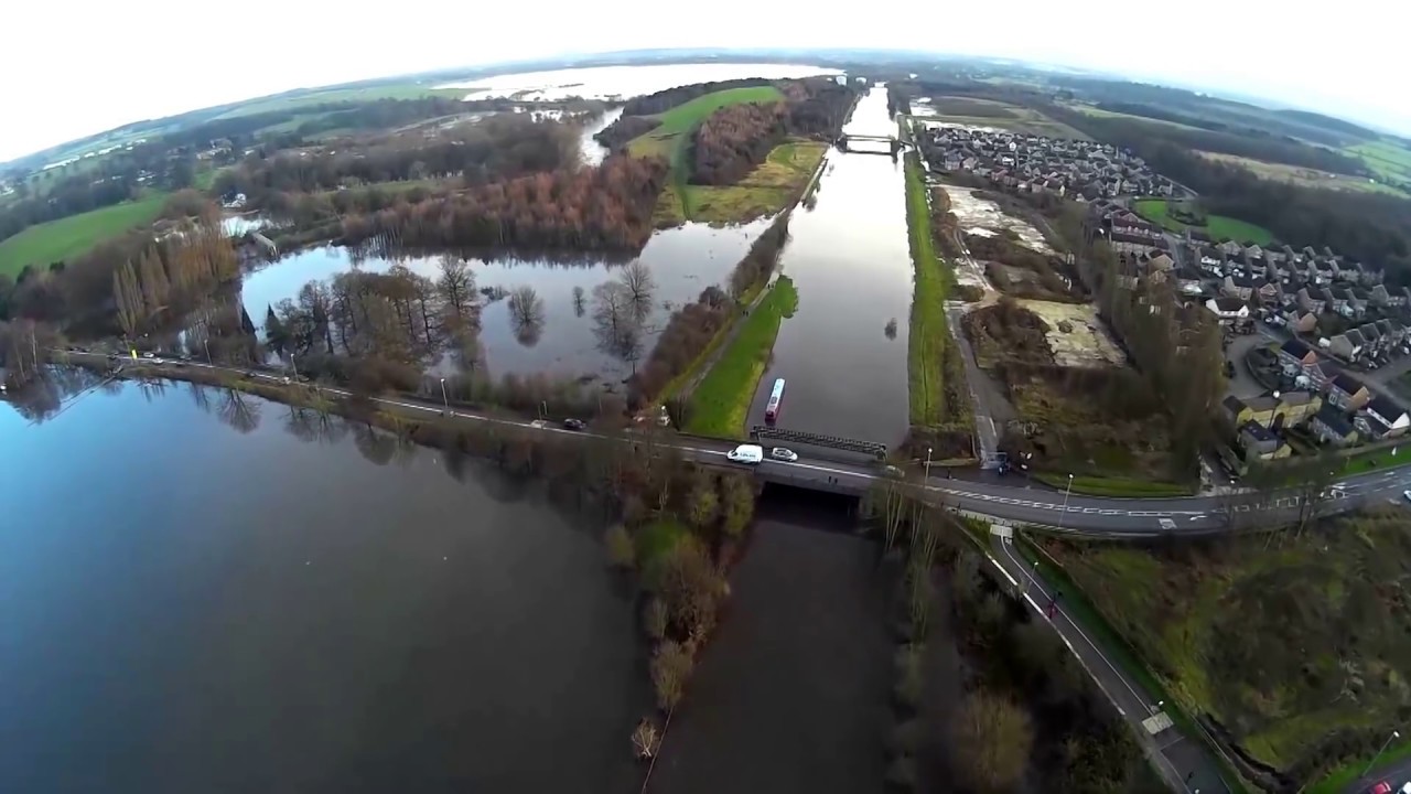 December 2015 Floods at Woodlesford Lock