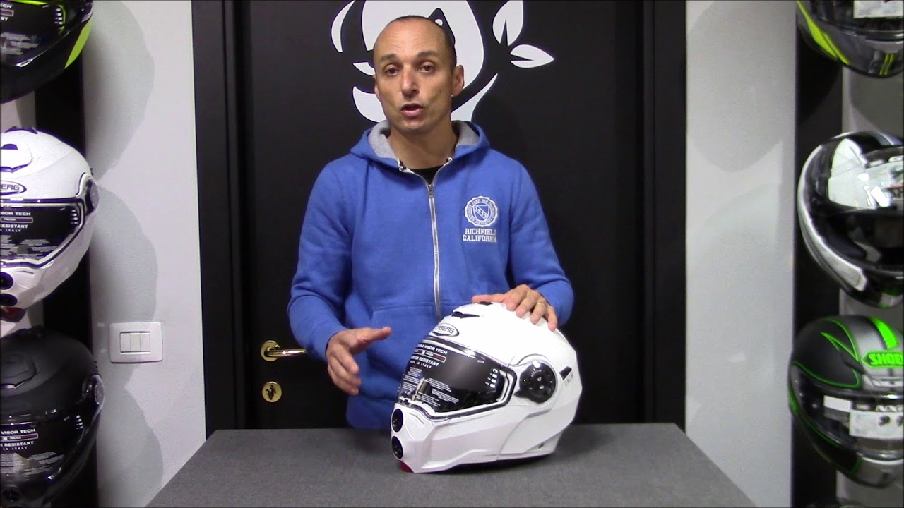 CABERG Droid recensione casco modulare Motolook Voghera