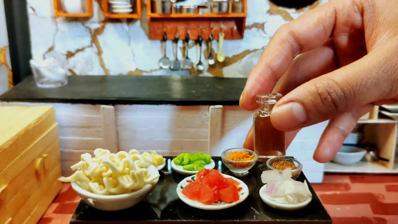 Miniature Maggie recipe with soothing ASMR sound | feel relaxed 