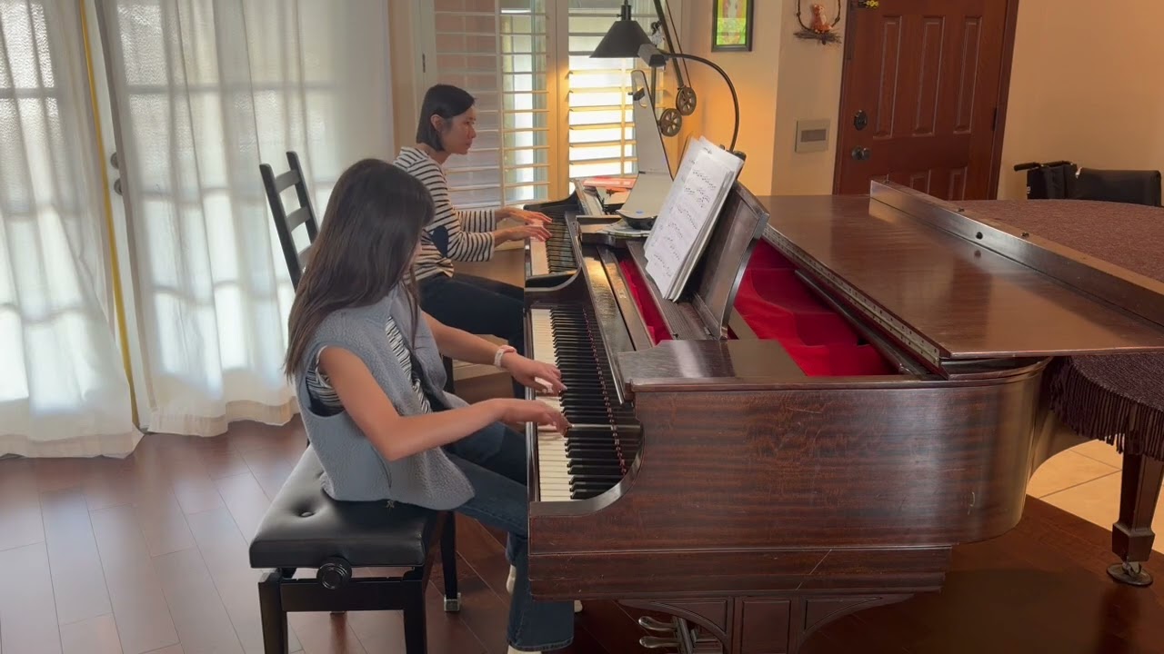 Annabel plays Op.299 No.2 by Czerny