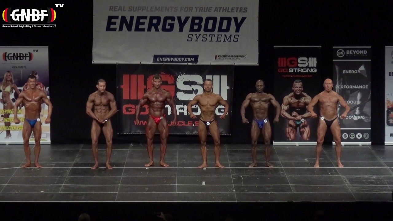 M&auml;nner International (15. GNBF DM 2018) / Natural Bodybuilding