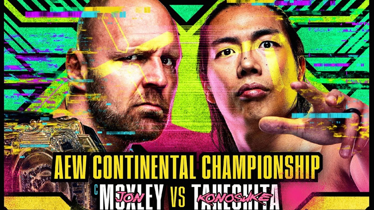 Jon Moxley Vs Konosuke Takeshita - AEW Continental Championship - Revolution 2026 - Highlights.
