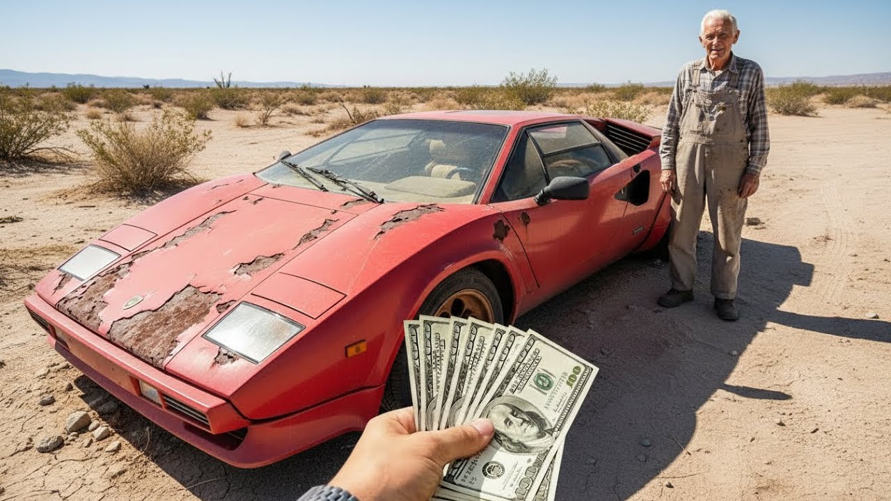 I Paid $300 for 1990 Lamborghini! Grandpa’s Forgotten Car Full Restoration]