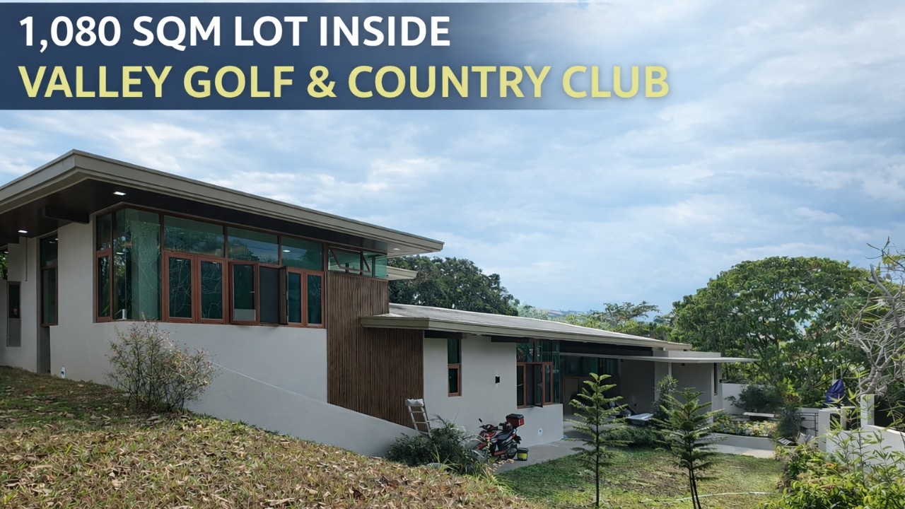 Bungalow House w/1,080sqm Lot in Valley Golf & Country Club - Easy Access to Sumulong & Ortigas Extn