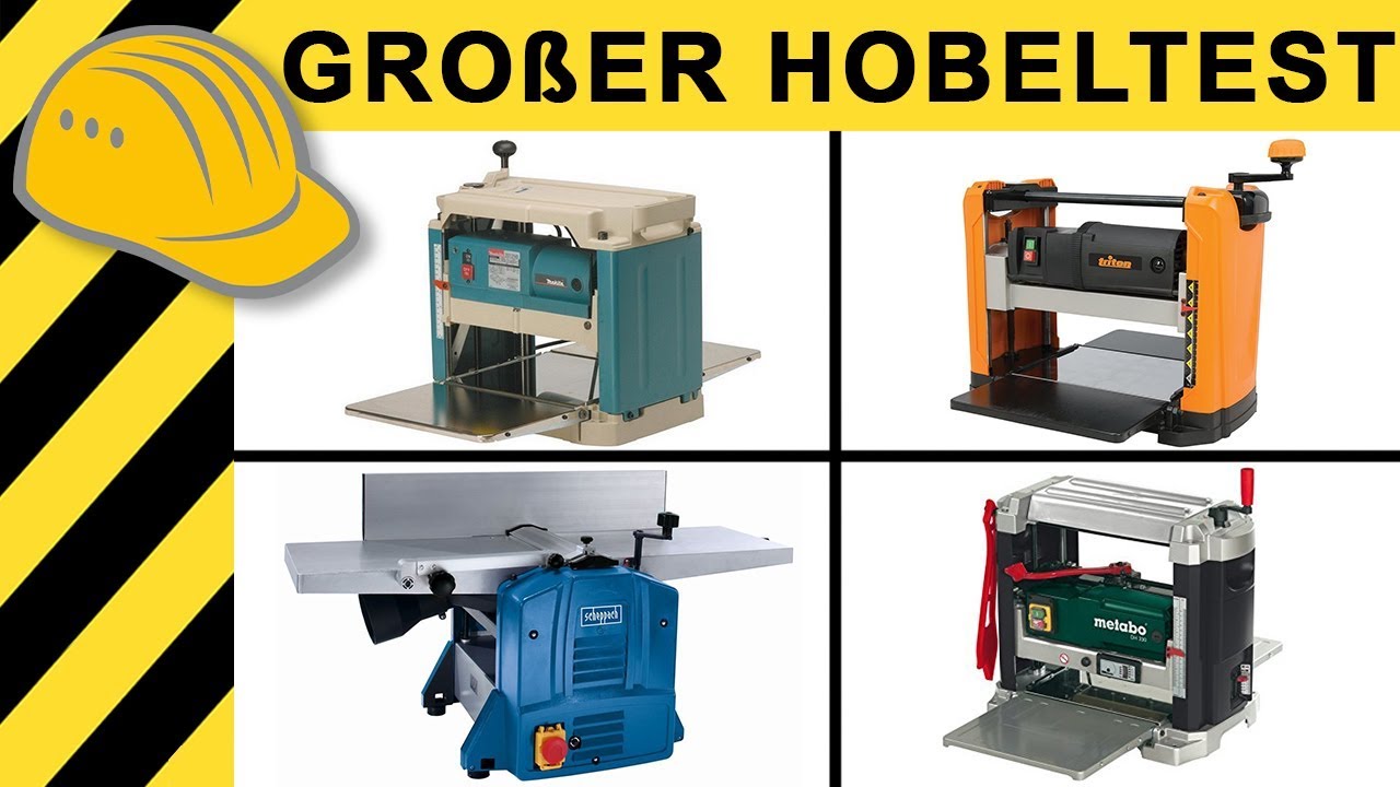 DICKENHOBEL TEST - Makita, Metabo, Scheppach & Triton Hobelmaschinen Vergleich