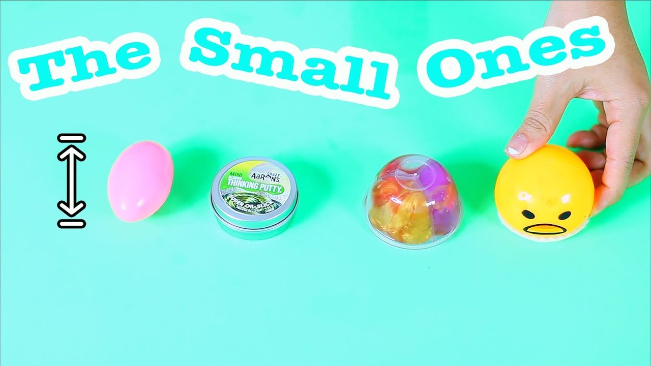 Small Slime & Putty from Amazon & Dollar Tree