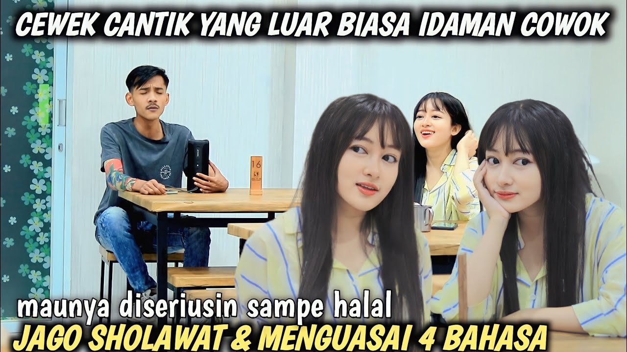PRANK SHOLAWAT!!TAK TERDUGA SI CANTIK BERSHALAWAT MERDU😍