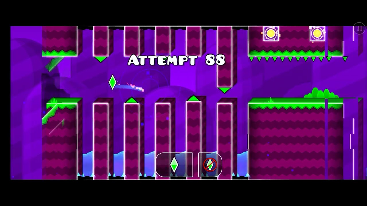 I play geometry dash part5 #gaming 