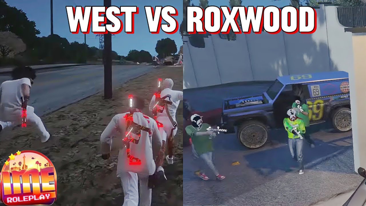 ROXWOOD BERDARAH!! PERANG WEST VS ROXWOOD...#imeroleplay #imerp 