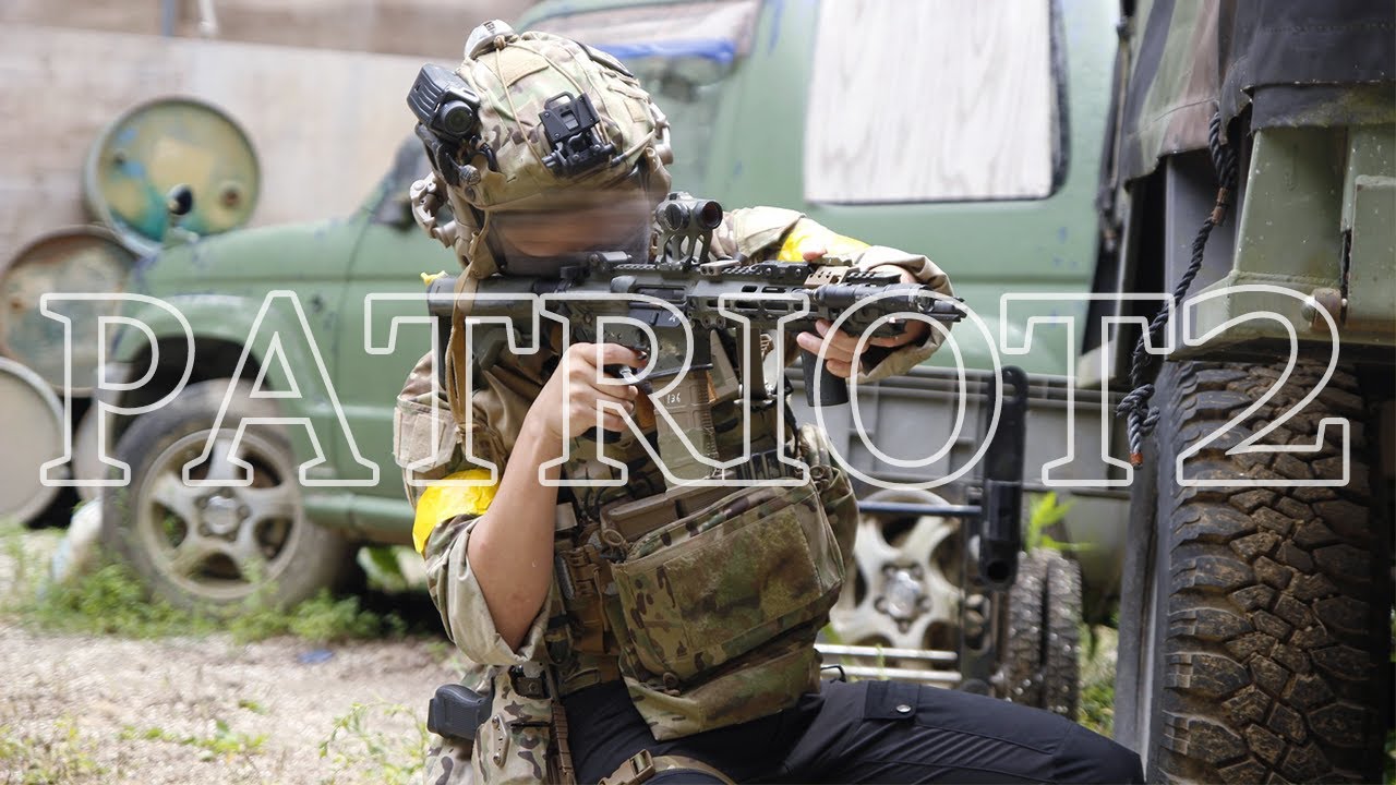 【サバゲー日記-Airsoft footage】20240609 パトリオット２ HOLY WARRIOR MOHOCタイプカメラでよりリアルに　Helmet Cam footage