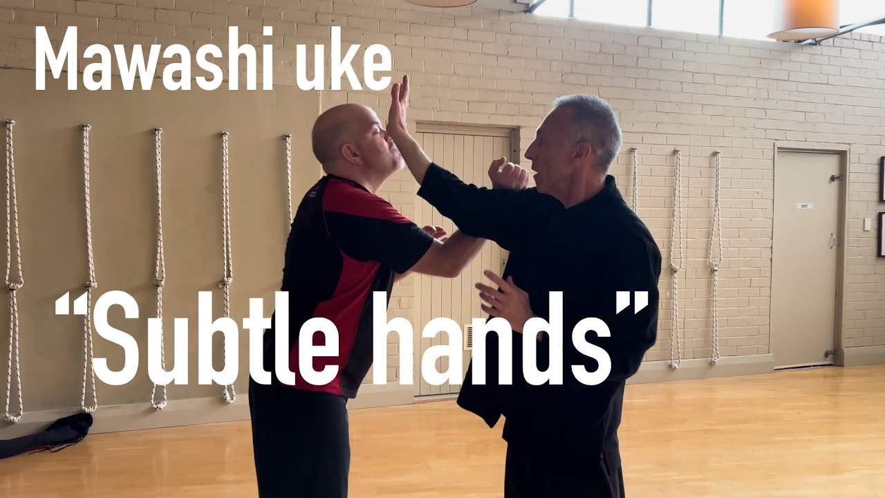 Mawashi uke’s “subtle hands” drill