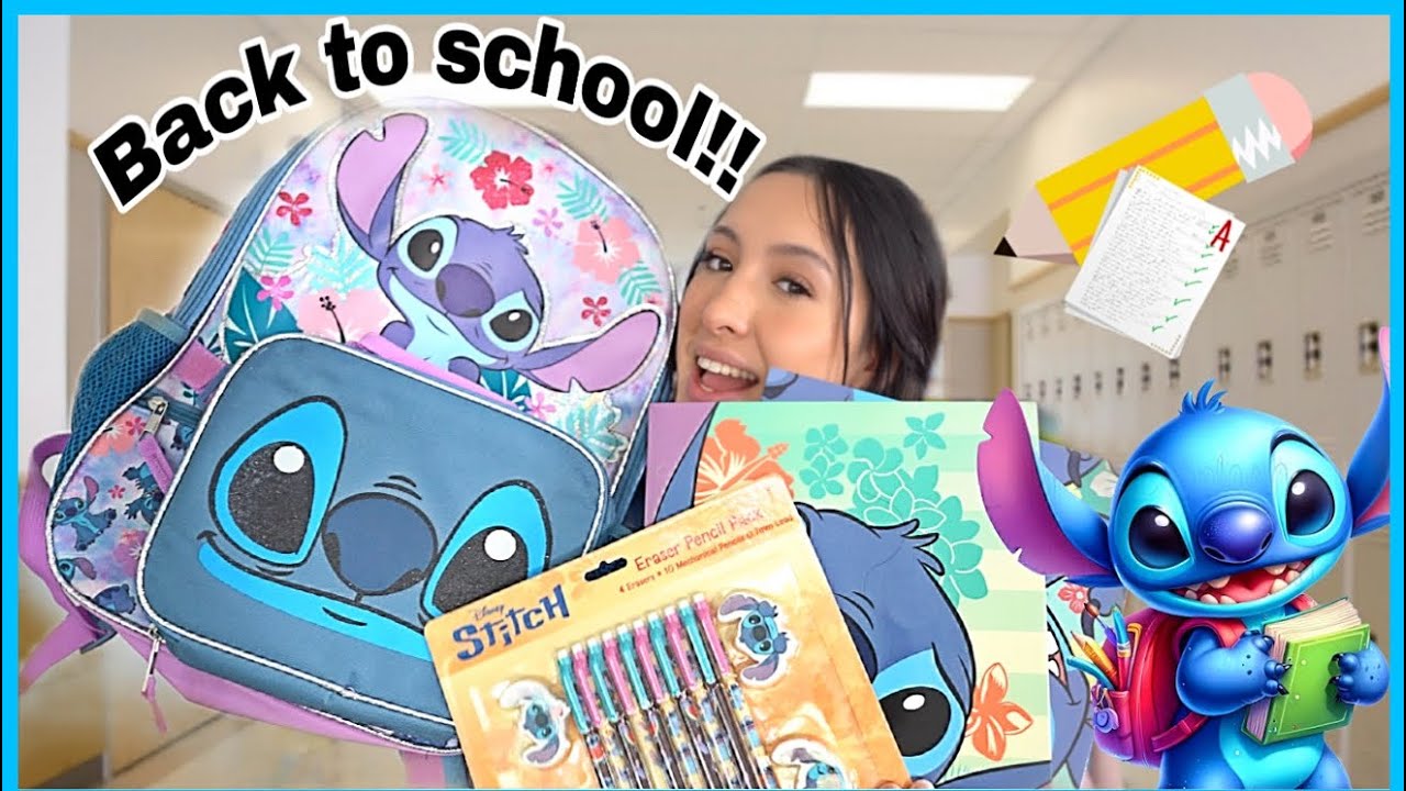 WHAT'S IN MY BACKPACK 2025 ✨Stitch Addition✨