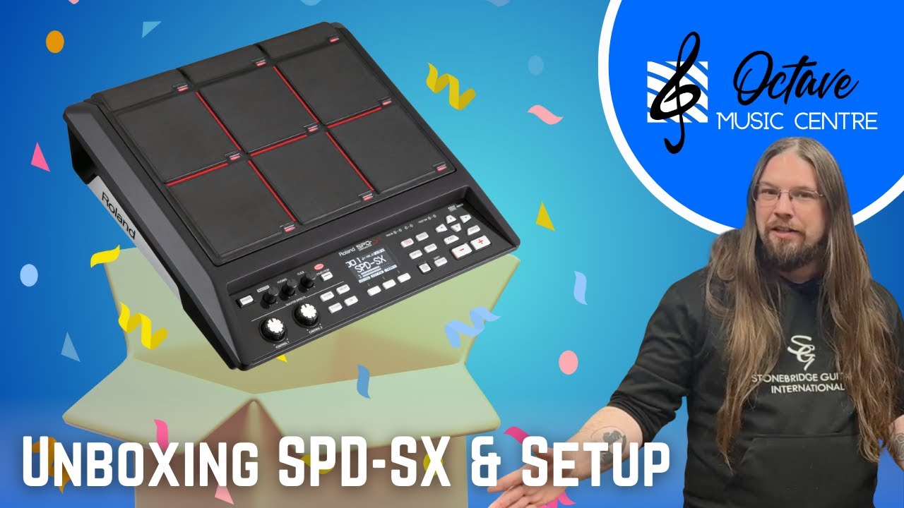 РАСПАКОВКА Roland SPD-SX — базовая настройка