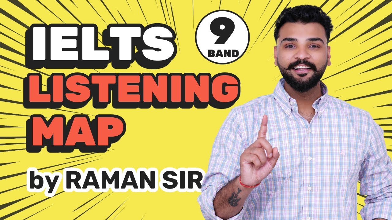 IELTS Listening MAP Mastery in 15 Minutes | Raman Sir&rsquo;s Step-by-Step Tricks