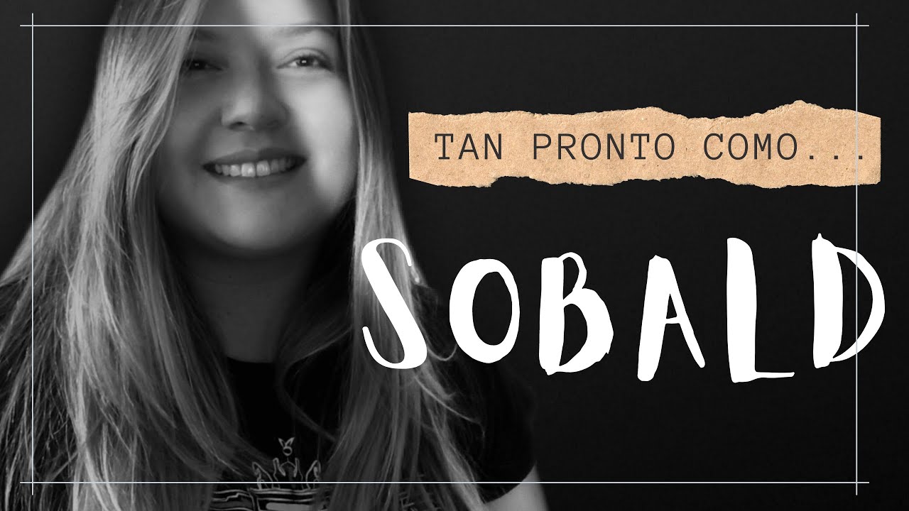 Uso de SOBALD en alemán