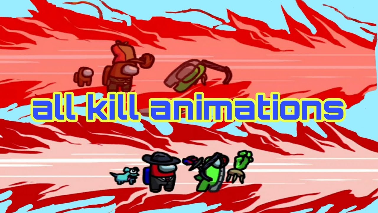 Among us all kill animations🔪🔪
