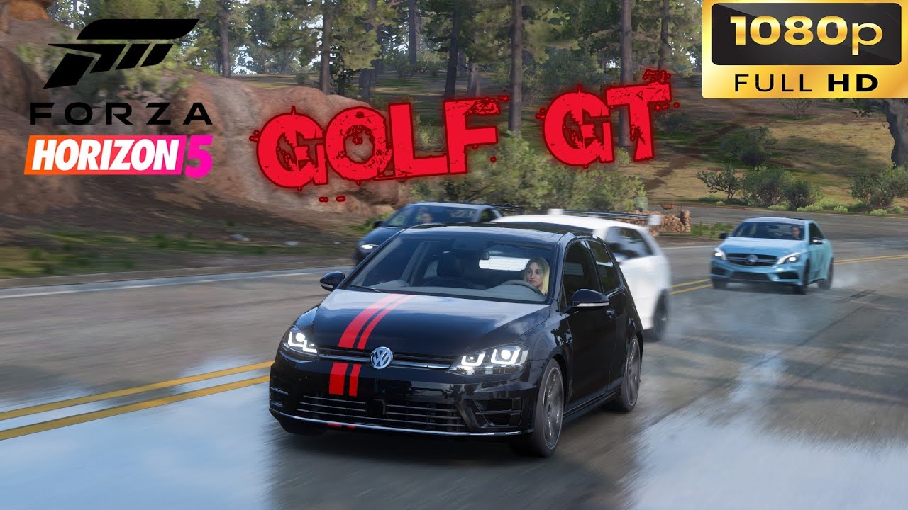 Racing and Testing GOLF GTI Forza Horizon 5 Gameplay