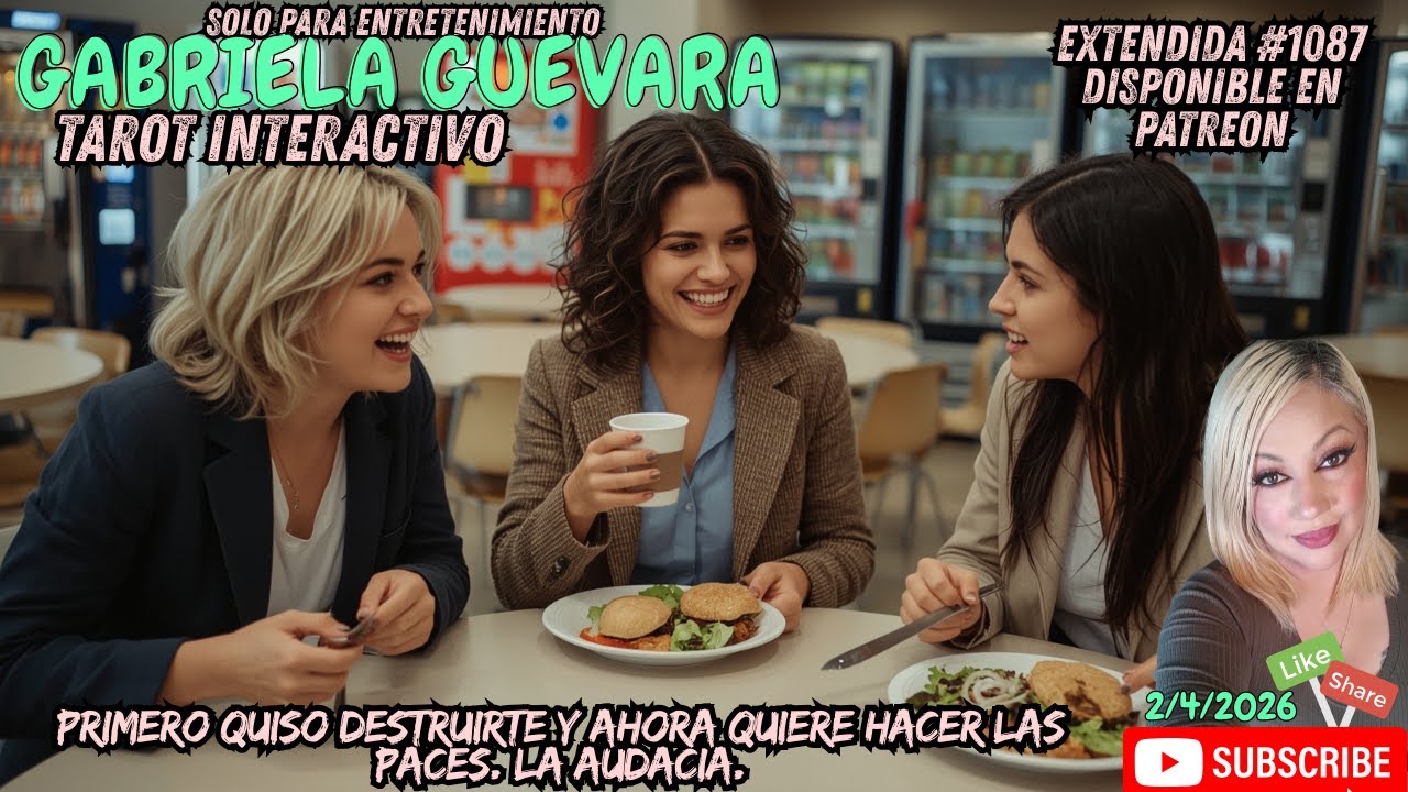 Primero quiso destruirte y ahora quiere hacer las paces. La AUDACIA. Tarot. EXTENDIDA #1087