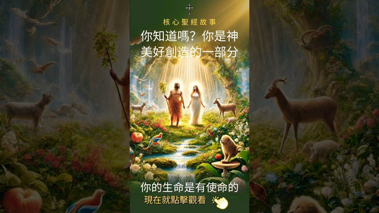 📖認識聖經📖你知道嗎？你是神美好創造的一部分！