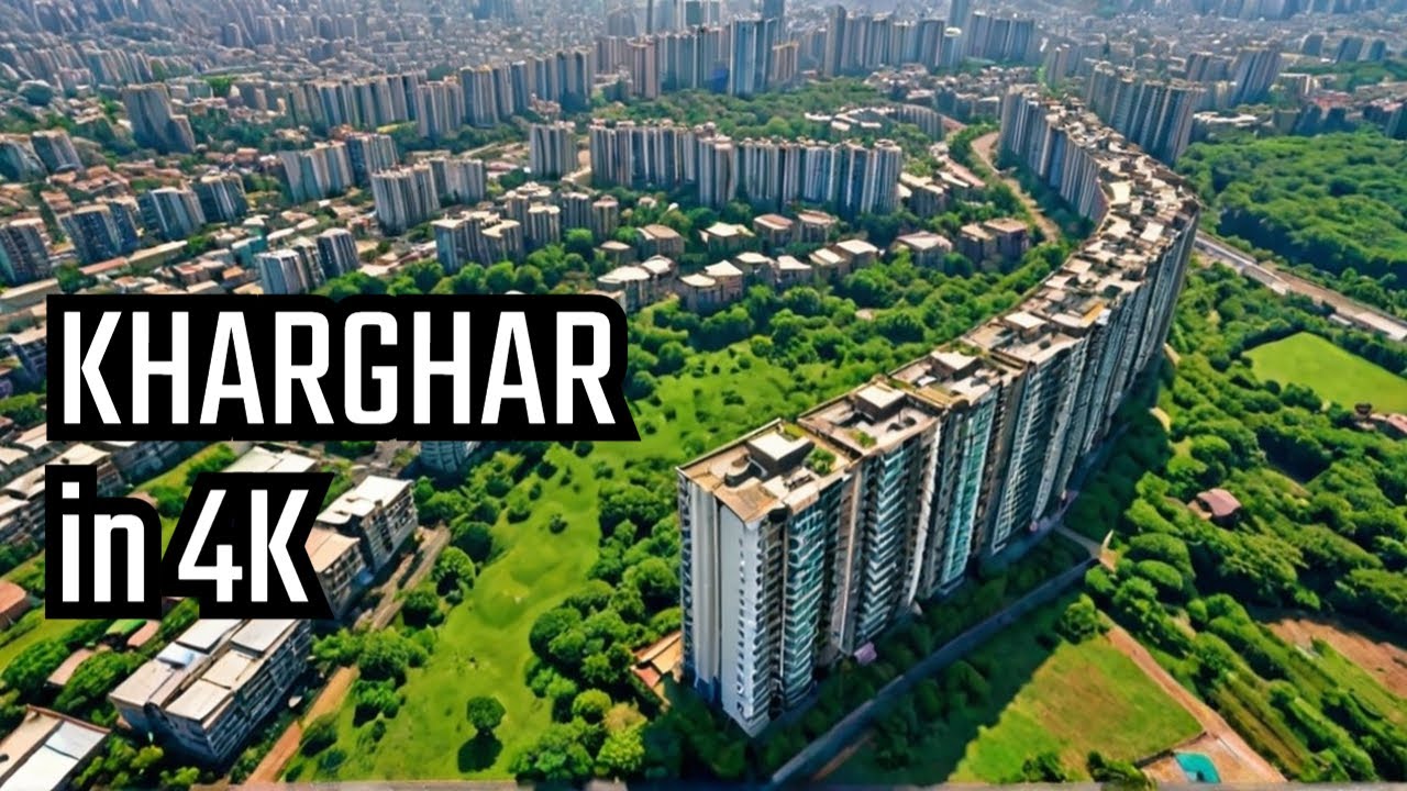 Navi Mumbai | Kharghar Aerial View | 4K Video