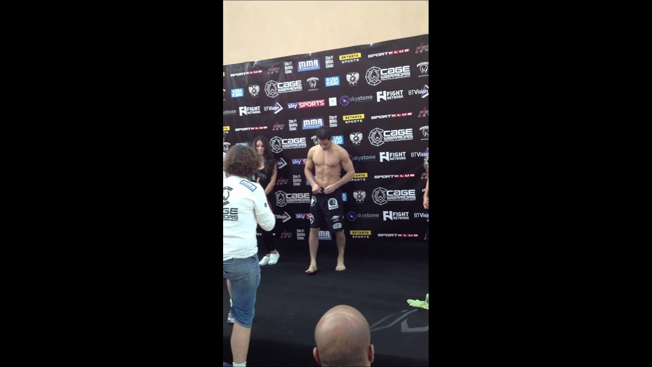 Victor Cheng Weigh in for the Cage warriors in Beirut-Lebanon