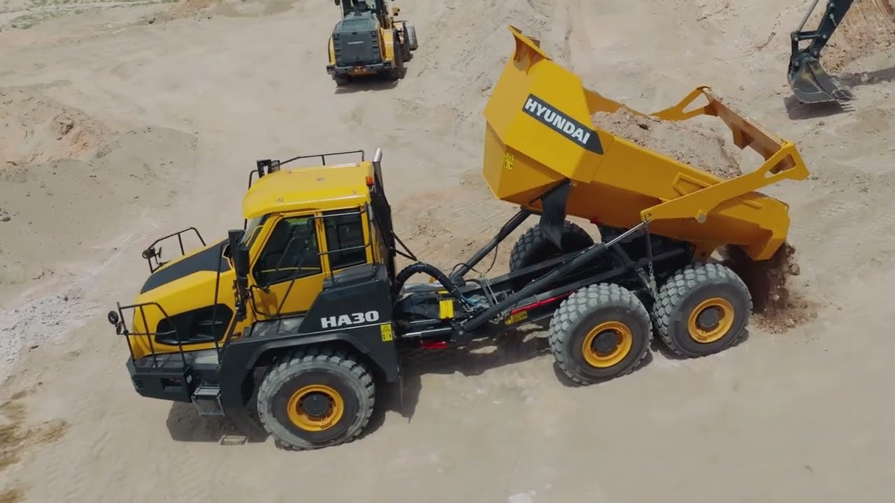 Introducing the Hyundai Articulated Dump Truck - HA30