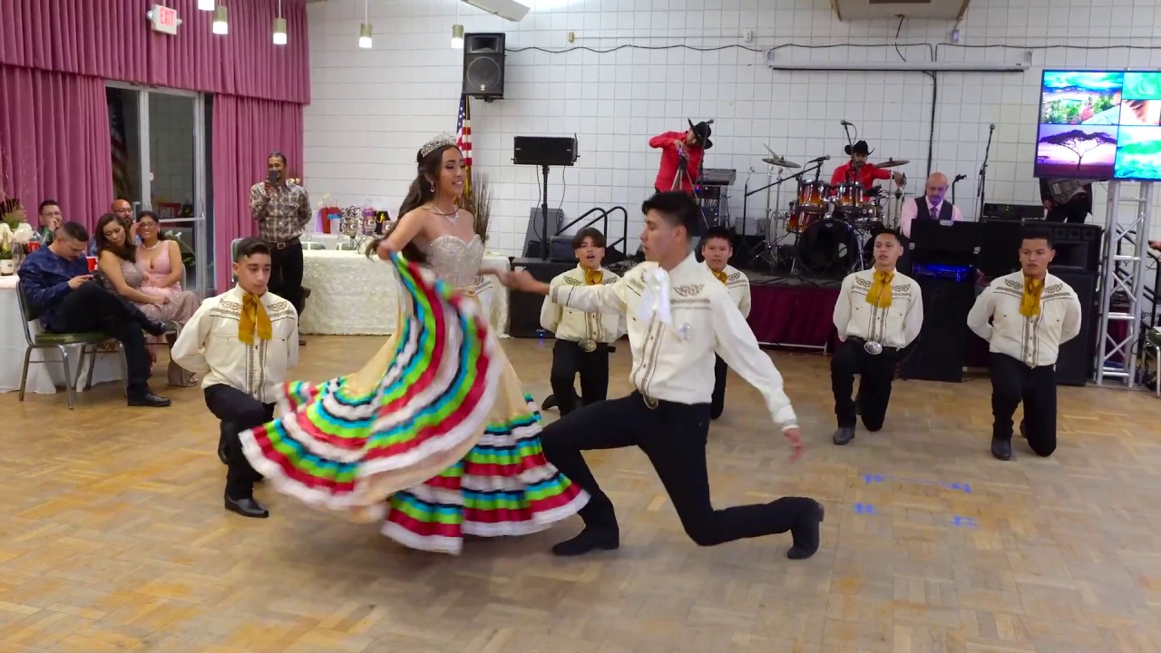 Indira Sanchez  Sweet 16 Waltz & Surprise Dance (Baile Folklorico)