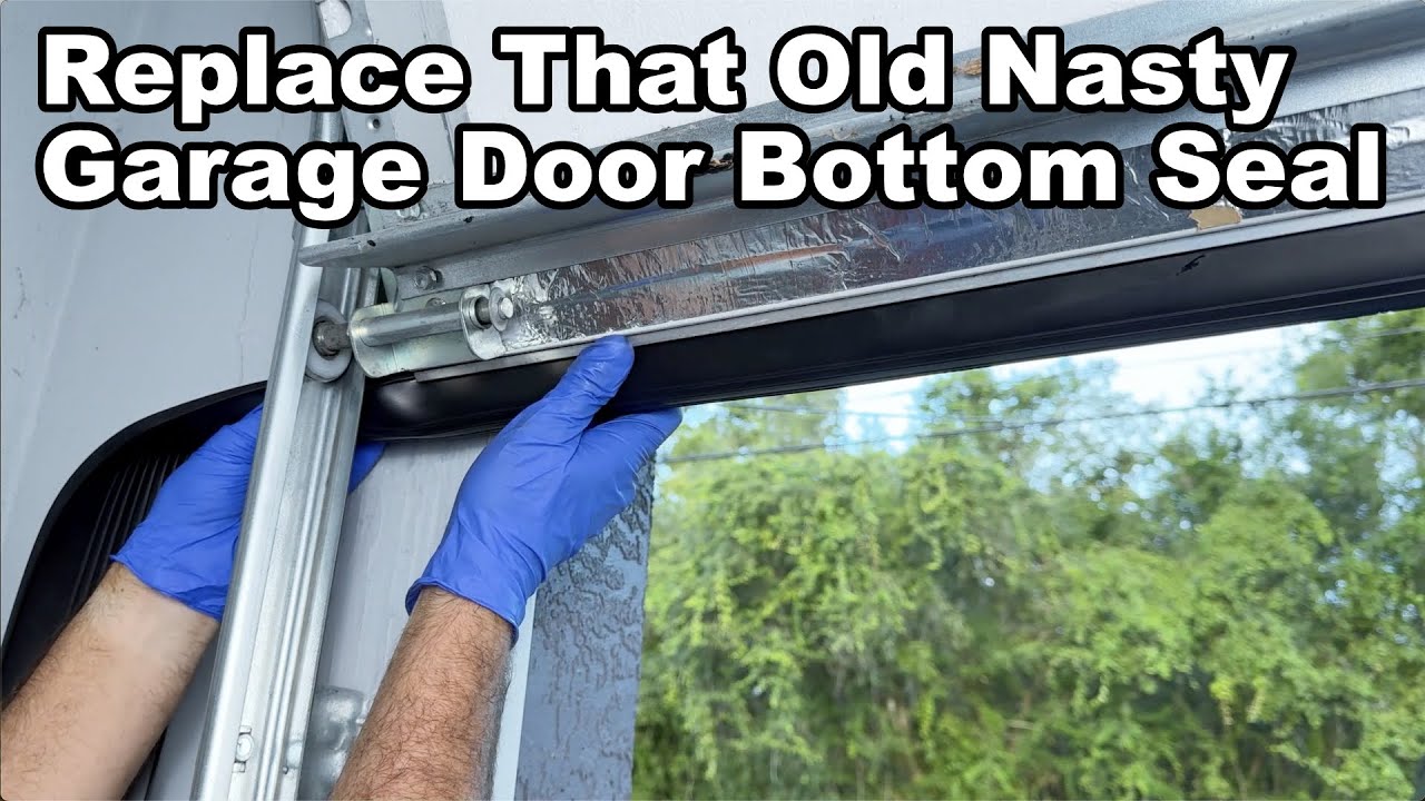 How to Replace Garage Door Bottom Seal in Under 4 Mins!