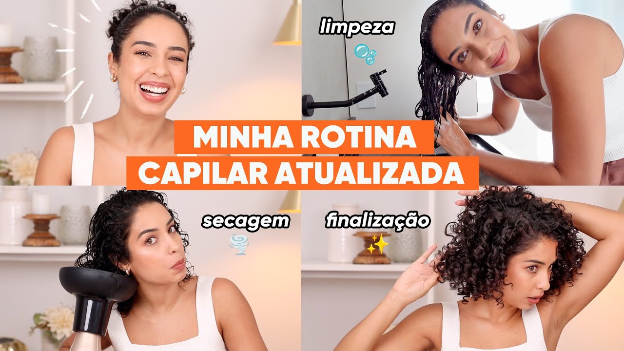 MINHA ROTINA CAPILAR ATUALIZADA PRA CABELOS CACHEADOS MAIS SAUDÁVEIS | JULIANA LOUISE