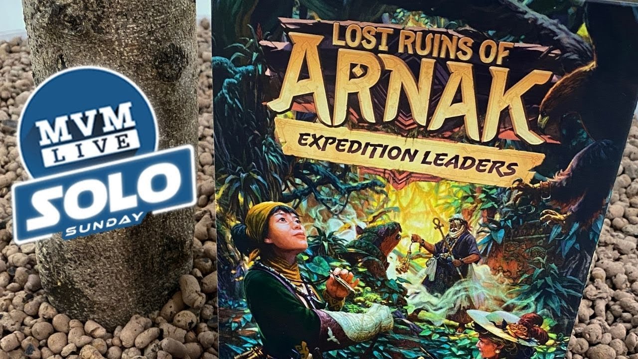 Lost Ruins of Arnak Expedition Leaders Expansion: Solo Sunday Live Play