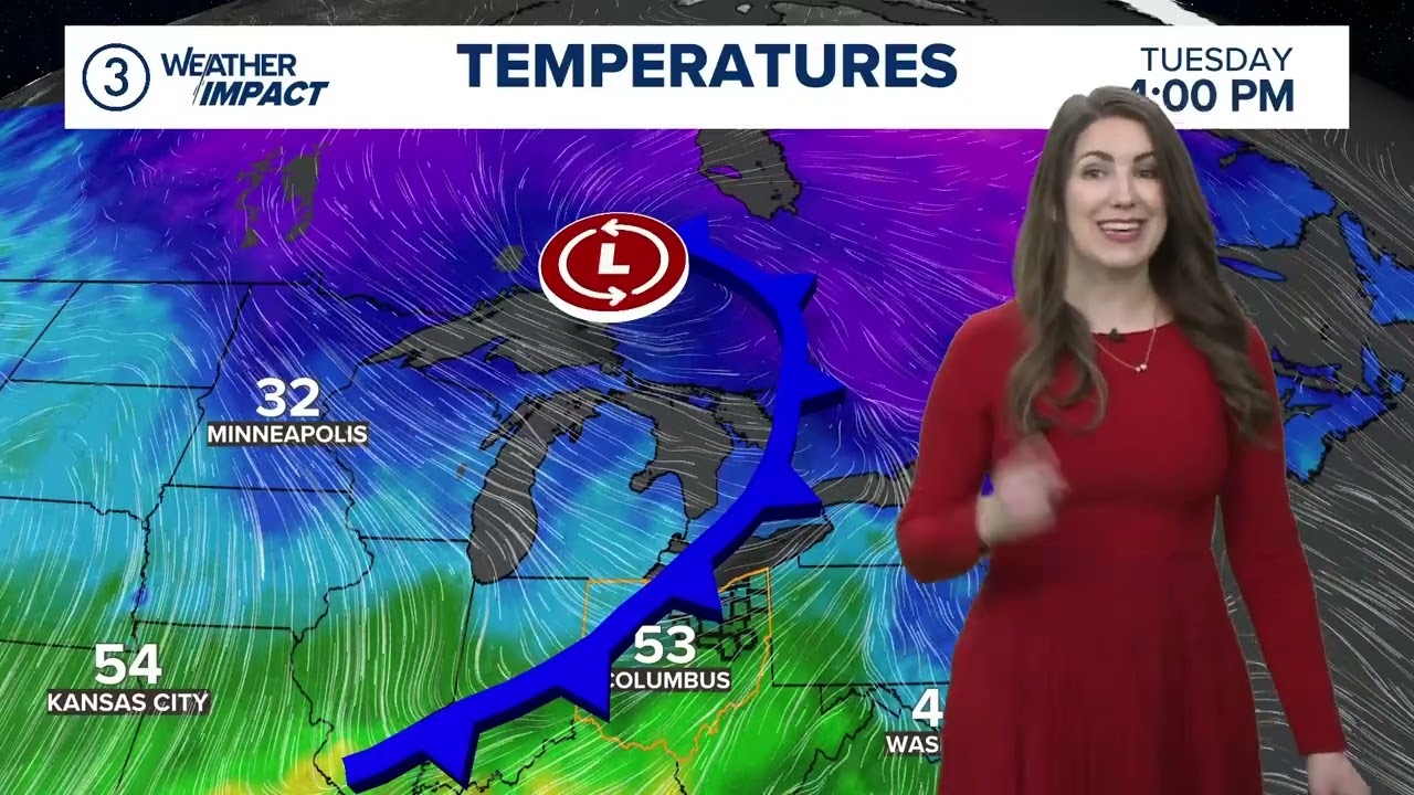 Cleveland weather: Cold air returns tonight and tomorrow for Northeast Ohio