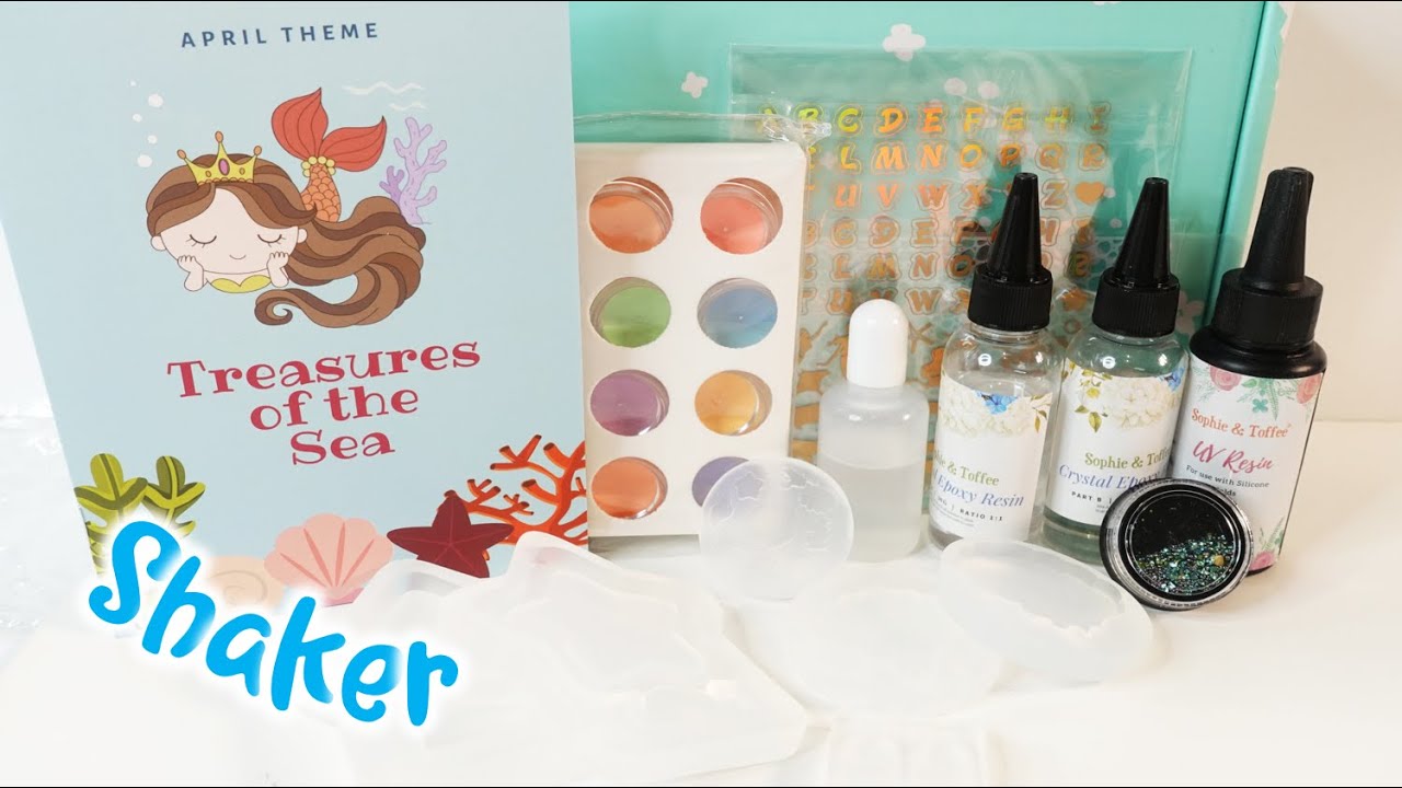 Sophie & Toffee Elves Subscription Treasures of the Sea Ocean Resin Shakers