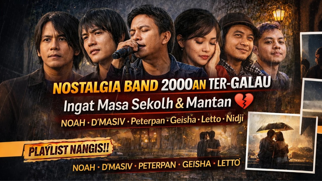 Playlist Lagu Galau 2000an Paling Ngena 💔 NOAH, Peterpan, D’MASIV, Geisha