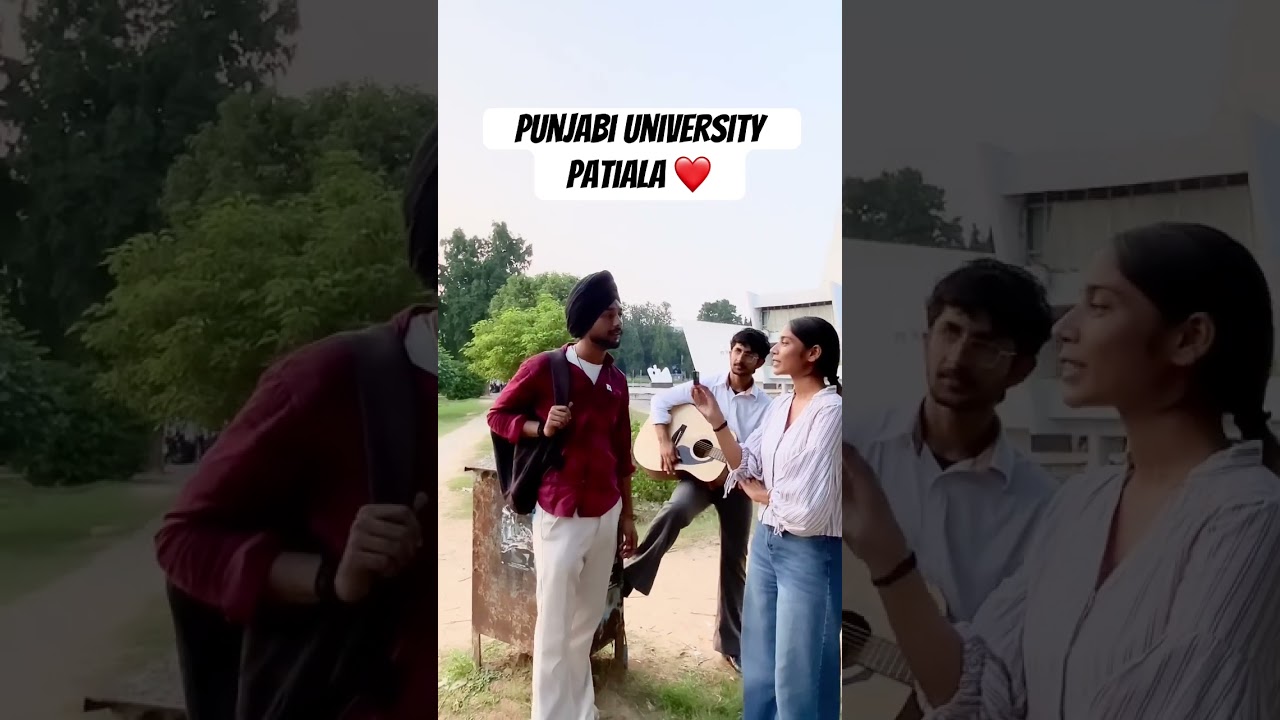 University Di Gedi with Raman #travel #musicstyle #music #punjabiuniversity #punjabiunilife