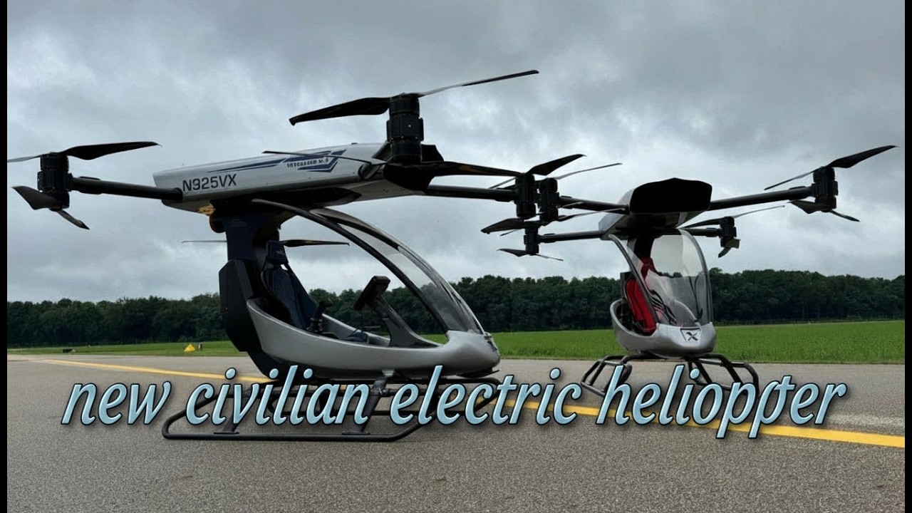 Flying Electric Helicopter?! Velocitor X-1 Explained #helicopter #flying  #FutureAviation #evtol