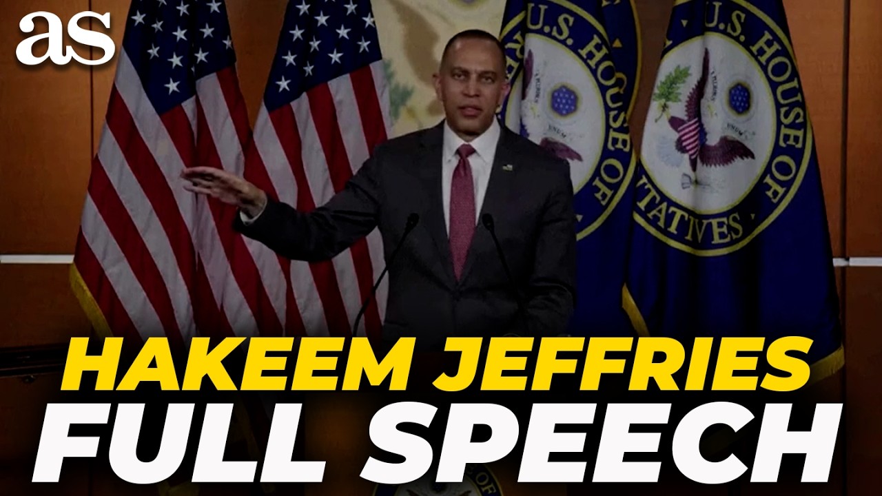 Jeffries BLASTS Trump Administration: IRAN WAR & KRISTI NOEM firing in EXPLOSIVE Press Conference