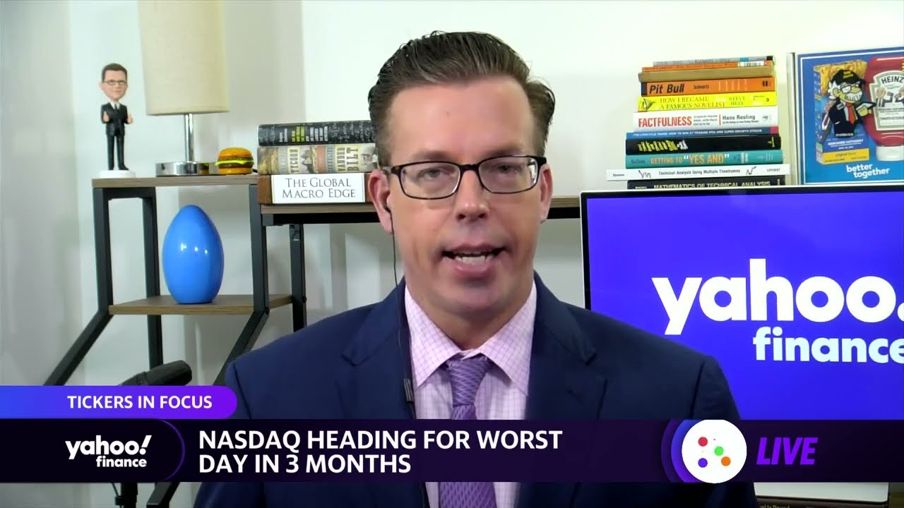 Nasdaq sinks as tech stocks take a hit, Cathie Wood counters back new Michael Burry
