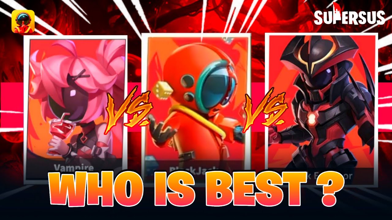 BLACK JACK VS VAMPIRE VS DARK EMPEROR || SUPER SUS || DEMON KING GAMING || DKG ||