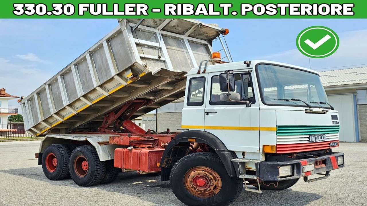 IVECO 330.30 vasca Ribaltabile Posteriore Ermetica + RIMORCHIABILE - Cod.BRIV1088