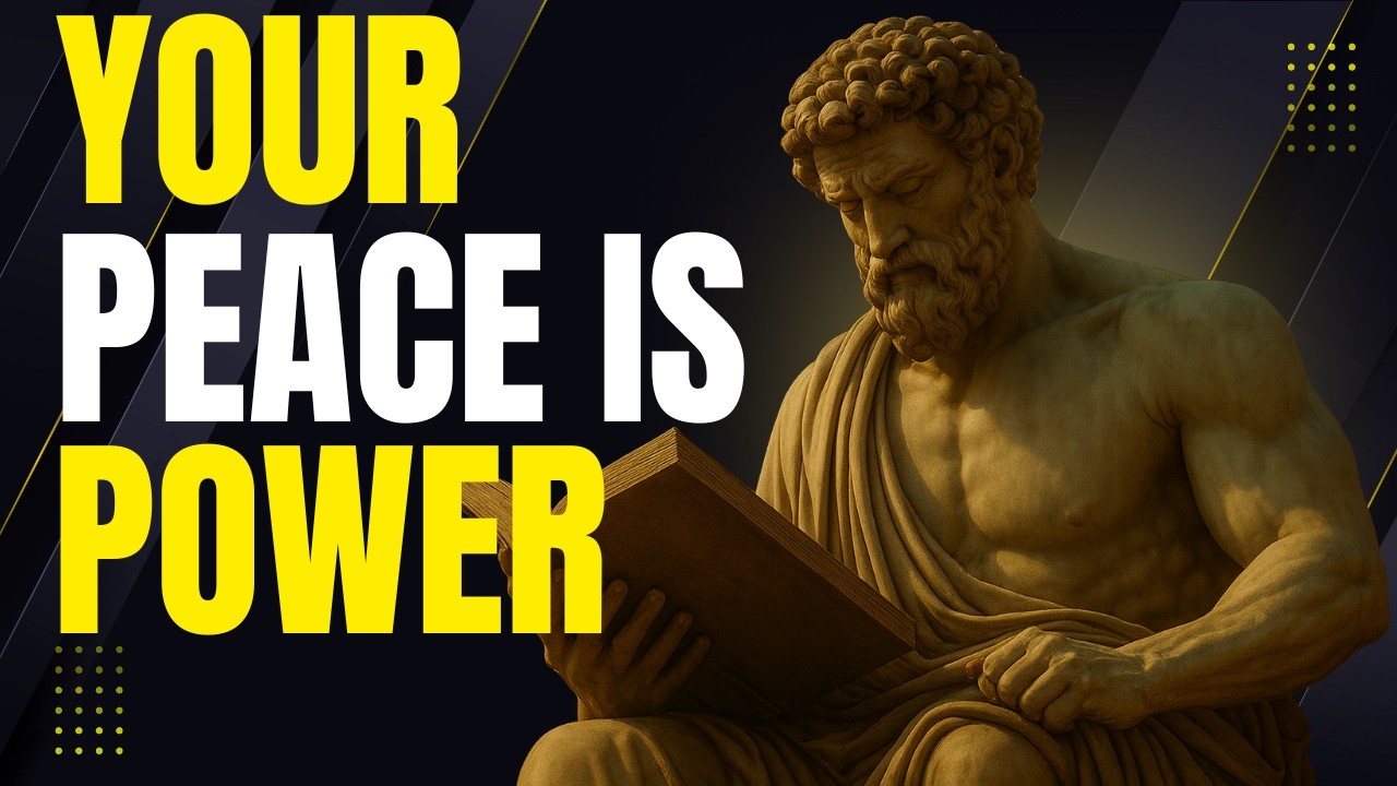 Your Peace Is Power | Stoic Crowned Silence