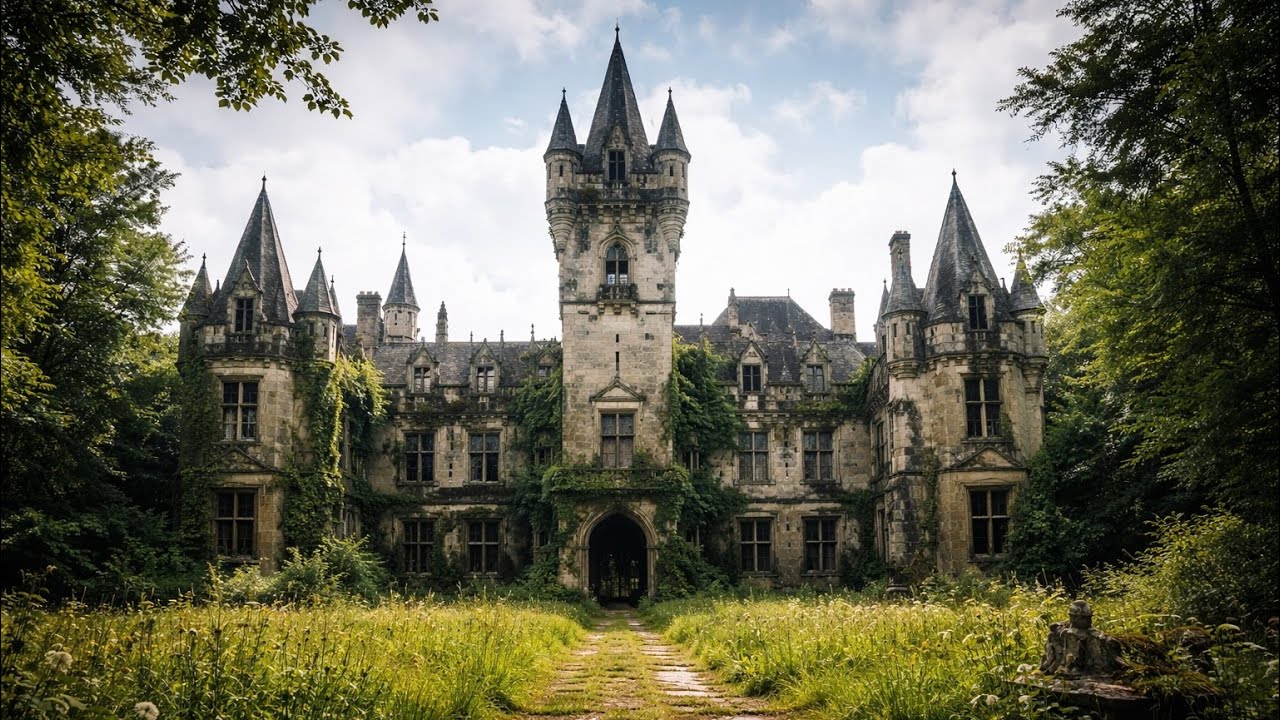 DES TRÉSORS TEMPLIERS DANS LA CRYPTE DE CE CHÂTEAU…! (urbex)