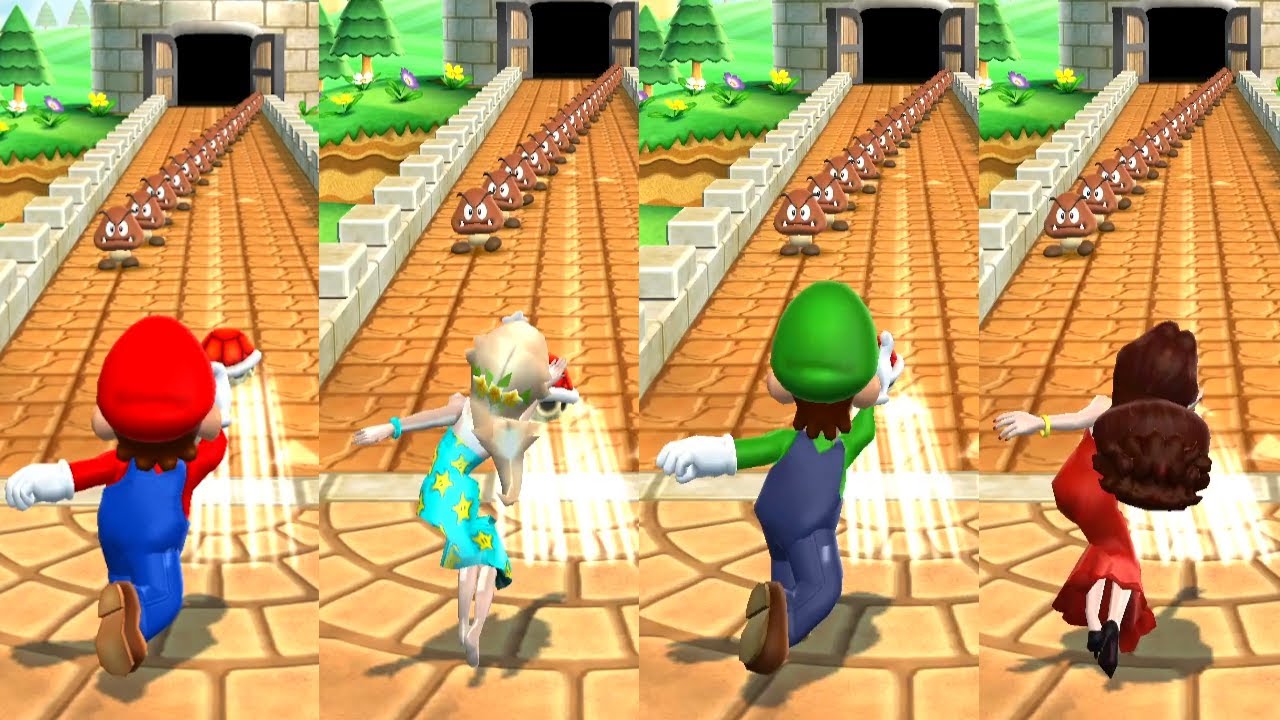 Mario Party 9 Minigames - Mario vs Rosalina vs Luigi vs Pauline (Master Difficulty)