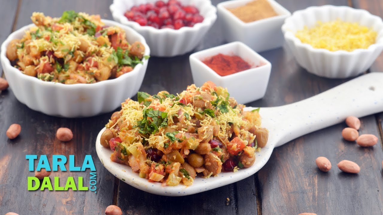 Peanut Chaat, Evening Snack by Tarla Dalal