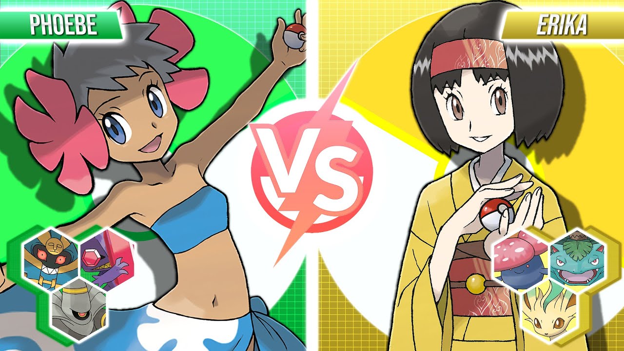 Phoebe vs Erika - Pokemon Battle Exhibition Match