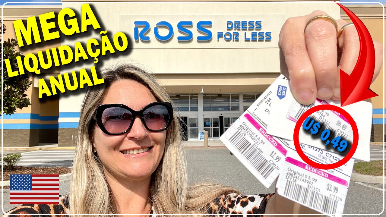 MEGA LIQUIDAÇÃO ANUAL na ROSS! PRODUTOS por U$ 0,49 | PREÇOS SURREAIS nos ESTADOS UNIDOS